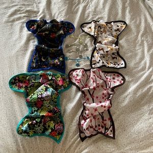 Set of 5 Diaper covers with snappis
